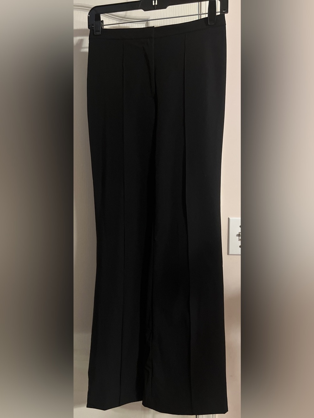 Jacob Black Nylon Wide-Leg Dress Pants